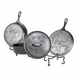 BBQ Accessories Lodge Wildlife Collection - Cast Iron 5 Piece Set