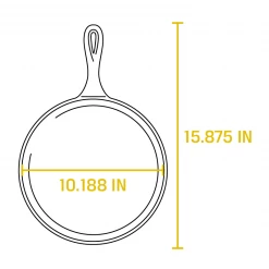 Lodge Wildlife Collection - Cast Iron Griddle 10.5" W/ Moose Scene BBQ Accessories 7 Lodge Wildlife Collection - Cast Iron Griddle 10.5