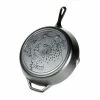 Lodge Wildlife Collection - Cast Iron Skillet 12" W/ Bear Scene BBQ Accessories