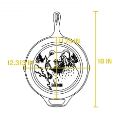 Lodge Wildlife Collection - Cast Iron Skillet 12