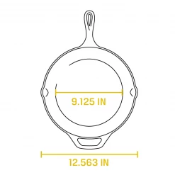 Lodge Wildlife Collection - Cast Iron Skillet 12