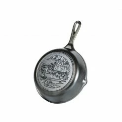 BBQ Accessories Lodge Wildlife Collection - Cast Iron Skillet 8" W/ Duck Scene