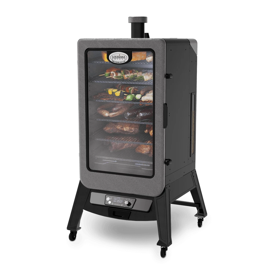Louisiana Grills LGV7PC1 7-series Wood Pellet Vertical Smoker W/ Cover 3 Louisiana Grills LGV7PC1 7-series Wood Pellet Vertical Smoker W/ Cover