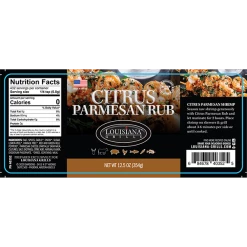 Sauces & Rubs Louisiana Grills Citrus Parmesan Rub (12.oz)