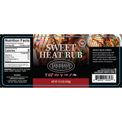 Louisiana Grills Sweet Heat Rub (15.5oz) Sauces & Rubs