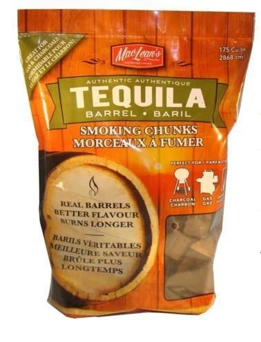 MacLean's Tequila Barrel Smoking Wood Chunks BBQ Accessories 1 MacLean's Tequila Barrel Smoking Wood Chunks BBQ Accessories