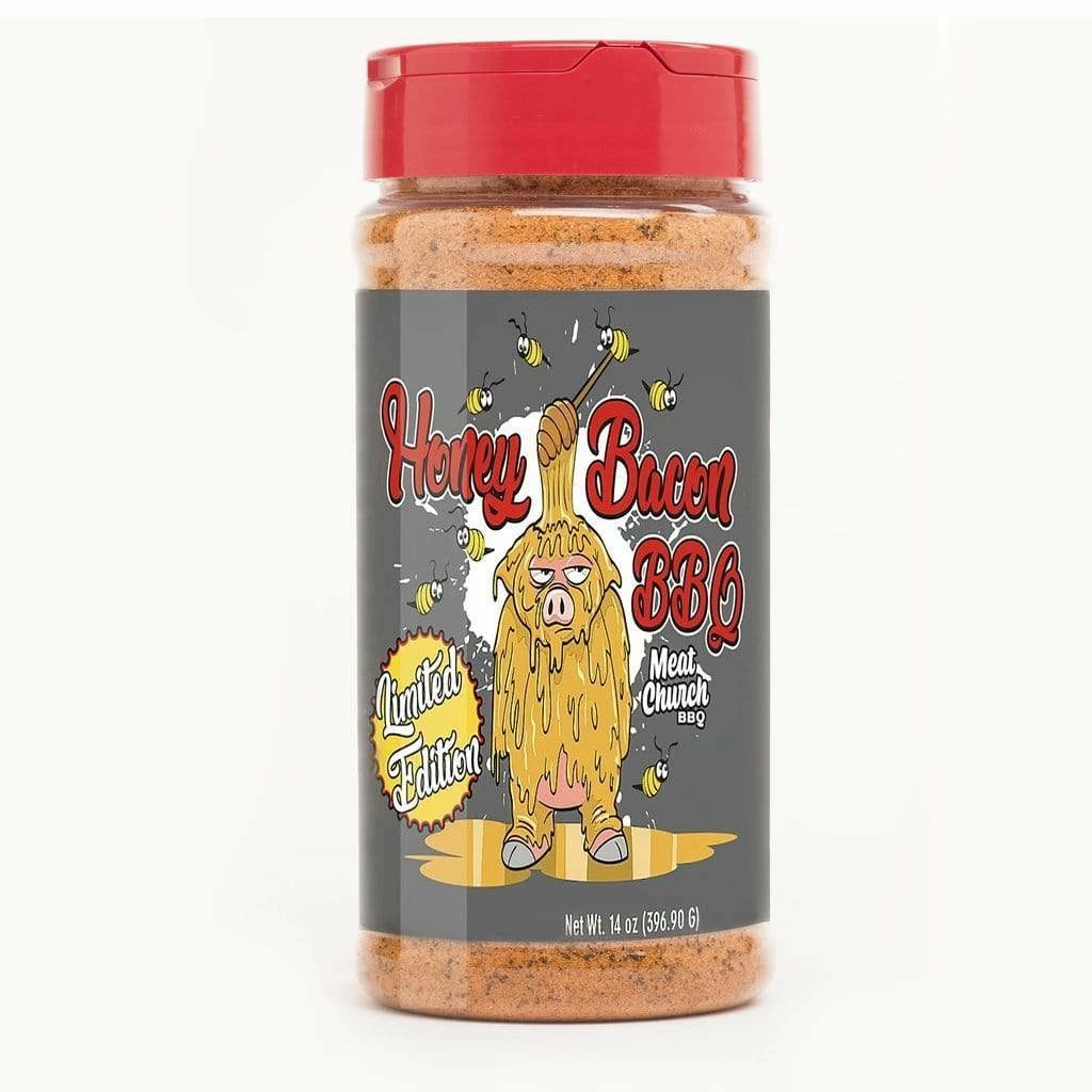 Meat Church Honey Bacon Rub Seasoning (14oz) 1 Meat Church Honey Bacon Rub Seasoning (14oz)