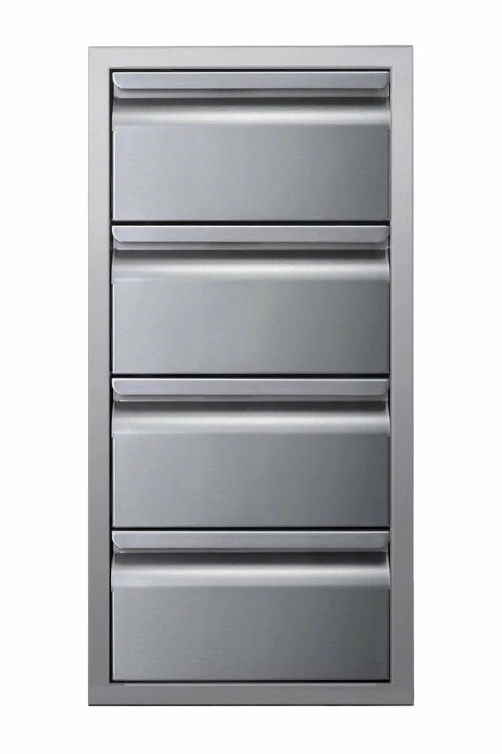 Memphis Four Drawer Stack 15" VGC15DB4 1 Memphis Four Drawer Stack 15" VGC15DB4