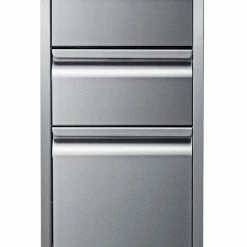 Memphis Three Drawer Stack 15" VGC15DB3 Outdoor Kitchen Cabinets & Storage