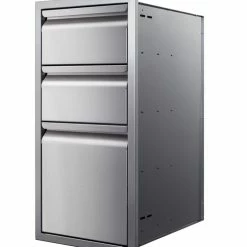 Memphis Three Drawer Stack 15" VGC15DB3 Outdoor Kitchen Cabinets & Storage