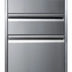 Outdoor Kitchen Cabinets & Storage Memphis Three Drawer Stack 21" VGC21DB3