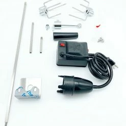 BBQ Accessories Napoleon 69100 Heavy Duty Rotisserie Kit W/ Motor & Light