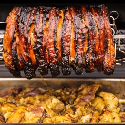 Napoleon 69100 Heavy Duty Rotisserie Kit W/ Motor & Light BBQ Accessories