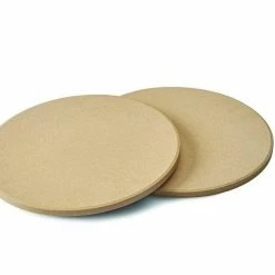 BBQ Accessories Napoleon 70000 10 Inch Personal Sized Pizza/Baking Stone Set