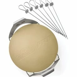 Napoleon 70002 PRO Pizza Stone With Skewers And Rack BBQ Accessories