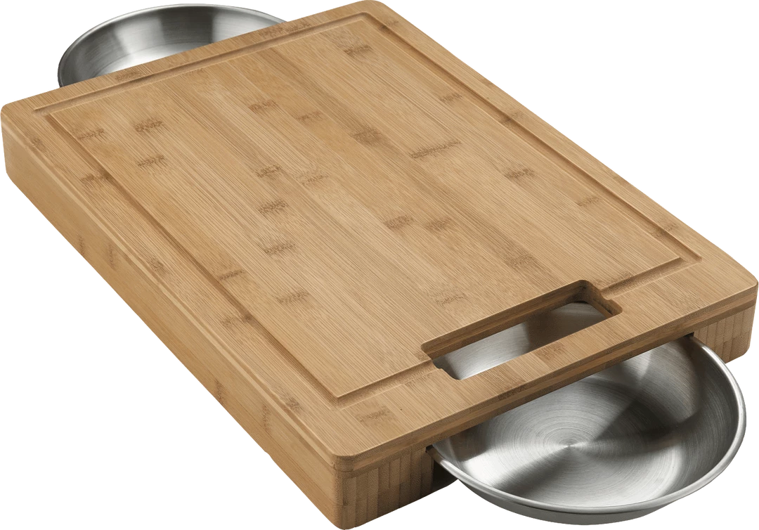 BBQ Accessories Napoleon 70012 PRO Cutting Board With Stainless Steel Bowls 1 BBQ Accessories Napoleon 70012 PRO Cutting Board With Stainless Steel Bowls