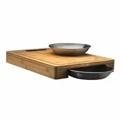 BBQ Accessories Napoleon 70012 PRO Cutting Board With Stainless Steel Bowls