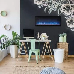 Fireplaces & Heaters Napoleon Alluravision 42" Slim Wall Mount Electric Fireplace NEFL42CHS-1