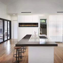 Napoleon Alluravision 74" Slim Wall Mount Electric Fireplace NEFL74CHS-1 Fireplaces & Heaters