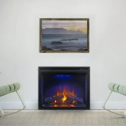 Napoleon Ascent Electric 33" Built-In Electric Fireplace NEFB33H Fireplaces & Heaters