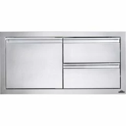 Napoleon Built-In 36" X 16" Single Door And Double Drawer Cabinet BI-3616-1D2DR