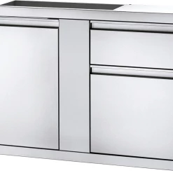 Outdoor Kitchen Cabinets & Storage Napoleon Built-In 42"X 24" Large Door & Waste Bin Drawer & Paper Towel Holder BI-4224-1D1W