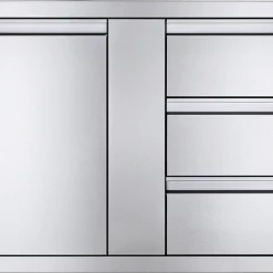 Napoleon Built-In 42" X 24" Large Single Door & Triple Drawer Combo BI-4224-1D3DR Outdoor Kitchen Cabinets & Storage