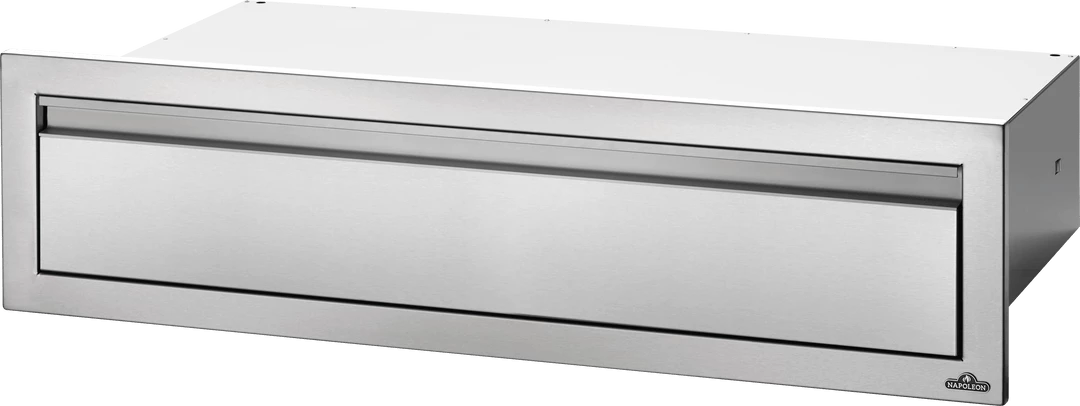 Napoleon Built-In 42" X 8" Extra Large Single Drawer BI-4208-1DR 1 Napoleon Built-In 42" X 8" Extra Large Single Drawer BI-4208-1DR
