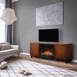 Fireplaces & Heaters Napoleon The Bella Electric Fireplace Media Console Package NEFP26-3120WN