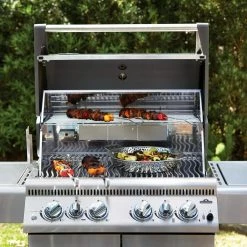 BBQs & Smokers Napoleon LEX 485 Natural Gas BBQ With Infrared Rear Burner And Infrared Side Burner