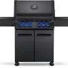 BBQs & Smokers Napoleon PHANTOM Prestige 500 Gas Grill With Infrared Side And Rear Burner (Matte Black)