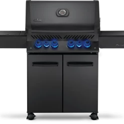 BBQs & Smokers Napoleon PHANTOM Prestige 500 Gas Grill With Infrared Side And Rear Burner (Matte Black)
