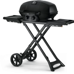 BBQs & Smokers Napoleon PHANTOM TravelQ PRO 285 Portable Gas BBQ With Scissor Cart (Matte Black)