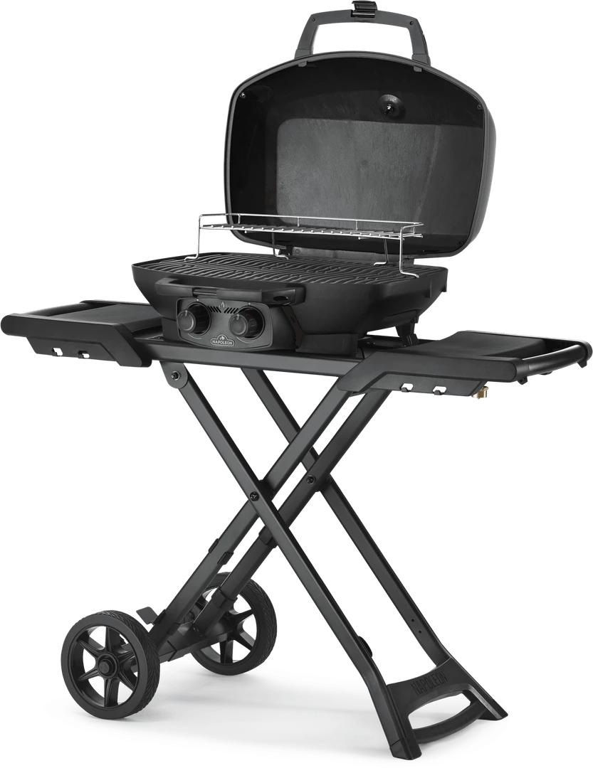 BBQs & Smokers Napoleon PHANTOM TravelQ PRO 285 Portable Gas BBQ With Scissor Cart (Matte Black) 4 BBQs & Smokers Napoleon PHANTOM TravelQ PRO 285 Portable Gas BBQ With Scissor Cart (Matte Black)