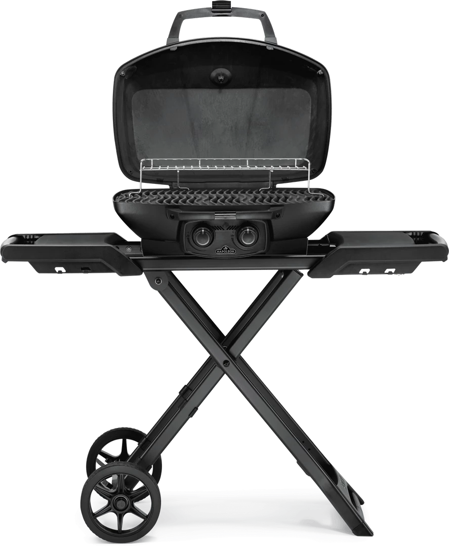 BBQs & Smokers Napoleon PHANTOM TravelQ PRO 285 Portable Gas BBQ With Scissor Cart (Matte Black) 3 BBQs & Smokers Napoleon PHANTOM TravelQ PRO 285 Portable Gas BBQ With Scissor Cart (Matte Black)