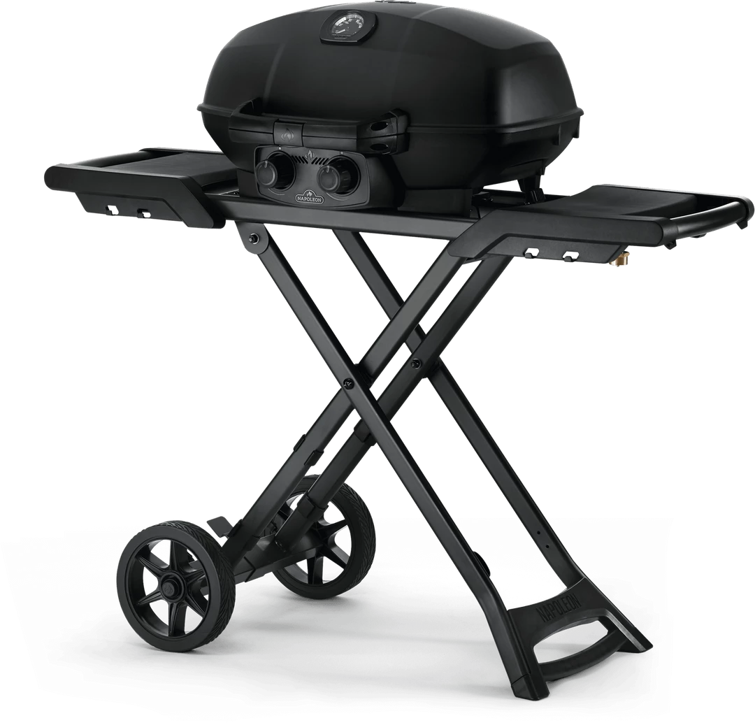 BBQs & Smokers Napoleon PHANTOM TravelQ PRO 285 Portable Gas BBQ With Scissor Cart (Matte Black) 5 BBQs & Smokers Napoleon PHANTOM TravelQ PRO 285 Portable Gas BBQ With Scissor Cart (Matte Black)