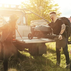 BBQs & Smokers Napoleon PHANTOM TravelQ PRO 285 Portable Gas BBQ With Scissor Cart (Matte Black) 24 BBQs & Smokers Napoleon PHANTOM TravelQ PRO 285 Portable Gas BBQ With Scissor Cart (Matte Black)