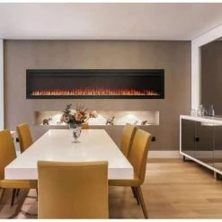 Napoleon Purview 100-Inch Wall-Hanging Electric Fireplace, Black NEFL100HI Fireplaces & Heaters