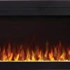 Napoleon Purview 50-Inch Wall-Hanging Electric Fireplace, Black NEFL50HI