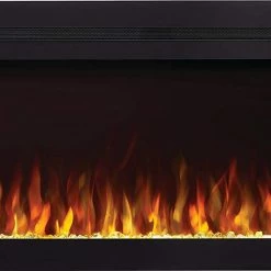 Napoleon Purview 50-Inch Wall-Hanging Electric Fireplace, Black NEFL50HI
