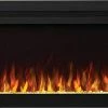 Fireplaces & Heaters Napoleon Purview 72-Inch Wall-Hanging Electric Fireplace, Black NEFL72HI