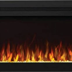 Fireplaces & Heaters Napoleon Purview 72-Inch Wall-Hanging Electric Fireplace, Black NEFL72HI