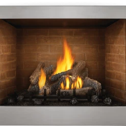 Gas Fireplaces Napoleon Riverside 42 Clean Face Outdoor Fireplace GSS42CFN