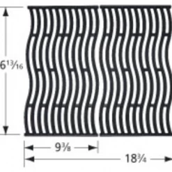 Napoleon S83004 Set Of 2 Porcelain Cast Iron Cooking Grates Cooking Grates, Grids & Grills