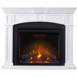 Fireplaces & Heaters Napoleon The Taylor Electric Fireplace Mantel Package NEFP33-0214W