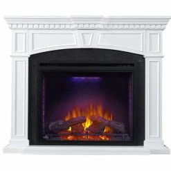 Fireplaces & Heaters Napoleon The Taylor Electric Fireplace Mantel Package NEFP33-0214W 8 Fireplaces & Heaters Napoleon The Taylor Electric Fireplace Mantel Package NEFP33-0214W