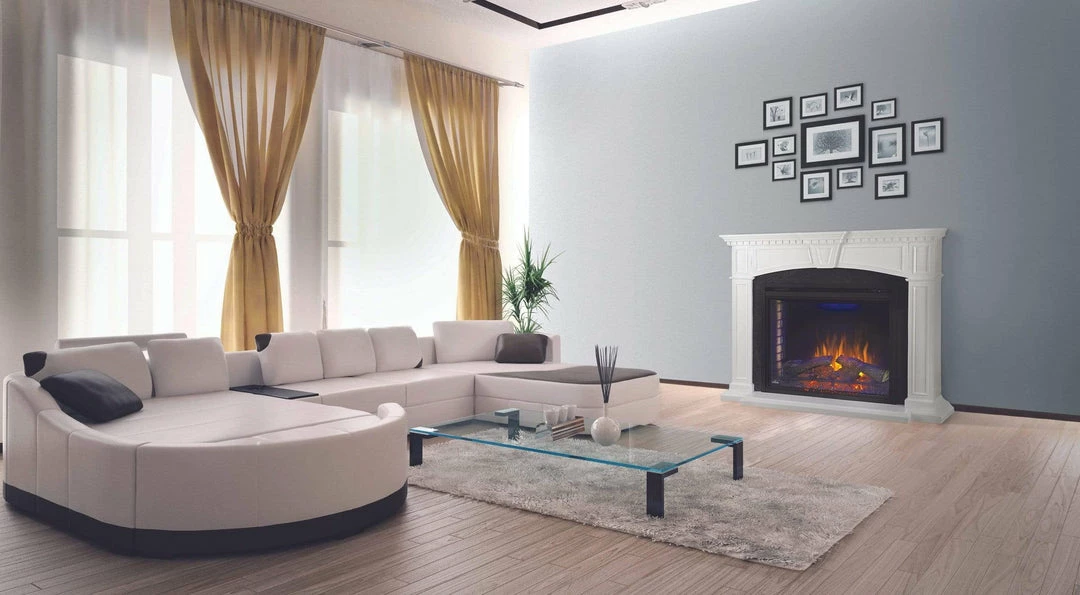 Fireplaces & Heaters Napoleon The Taylor Electric Fireplace Mantel Package NEFP33-0214W 6 Fireplaces & Heaters Napoleon The Taylor Electric Fireplace Mantel Package NEFP33-0214W