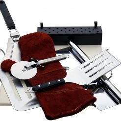 Pacific Cooker & Grill Pacific Living 8 Piece Pizza Stone Set