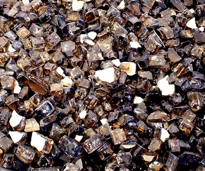 JR Home BBQ Accessories Paramount 1/2" Luminous Burnt Amber FireGlass In 40 Lb/ 18.14 Kg Carton FG-003-40 1 JR Home BBQ Accessories Paramount 1/2" Luminous Burnt Amber FireGlass In 40 Lb/ 18.14 Kg Carton FG-003-40