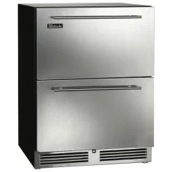 Perlick 24" Ada Compliant Indoor Freezer Drawers Stainless Steel With Lock HA24FB-4-5DL